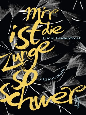 cover image of Mir ist die Zunge so schwer